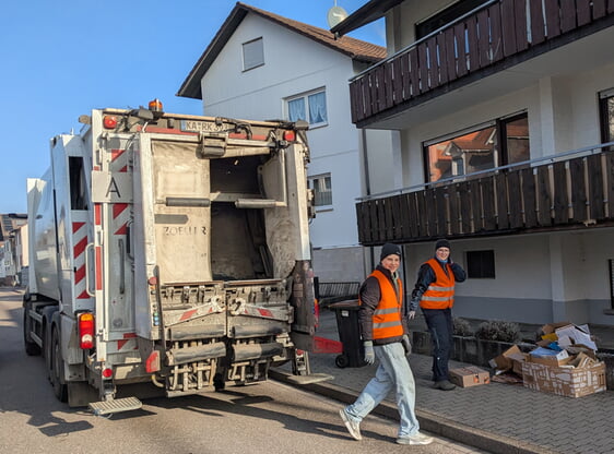 Altpapiersammlung Jan 2026